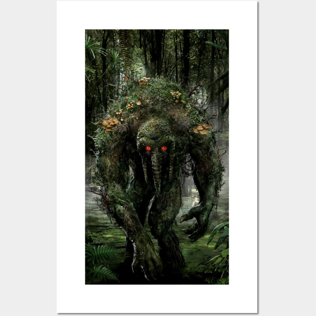 Man Thing Wall Art by uncannyknack